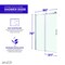 Anzzi 60 in. x 76 in. H Sliding Frameless Shower Door in Brushed Nickel w/ Tsunami Guard Tempered Glass SD-FRLS05702BN - alternate 4